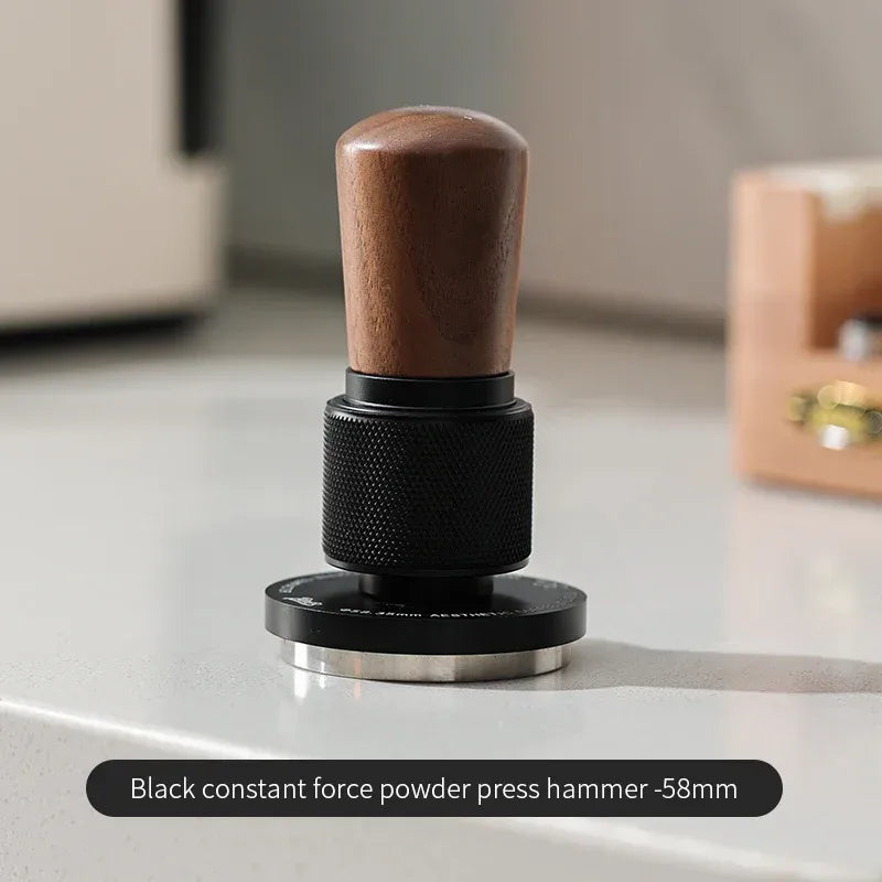 Bincoo 30-Pound Force Walnut Espresso Tamper