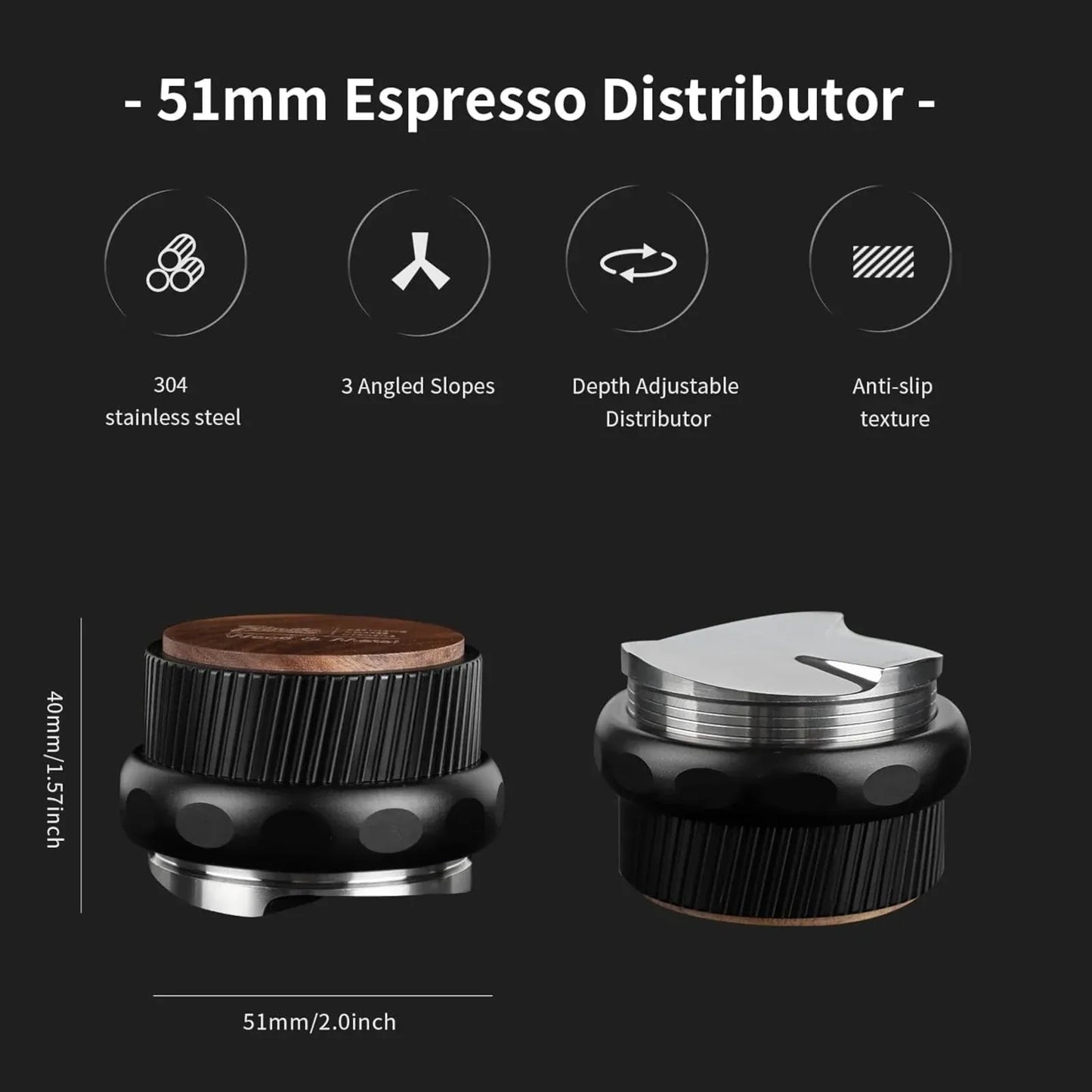 Bincoo Adjustable Depth Coffee Distribution