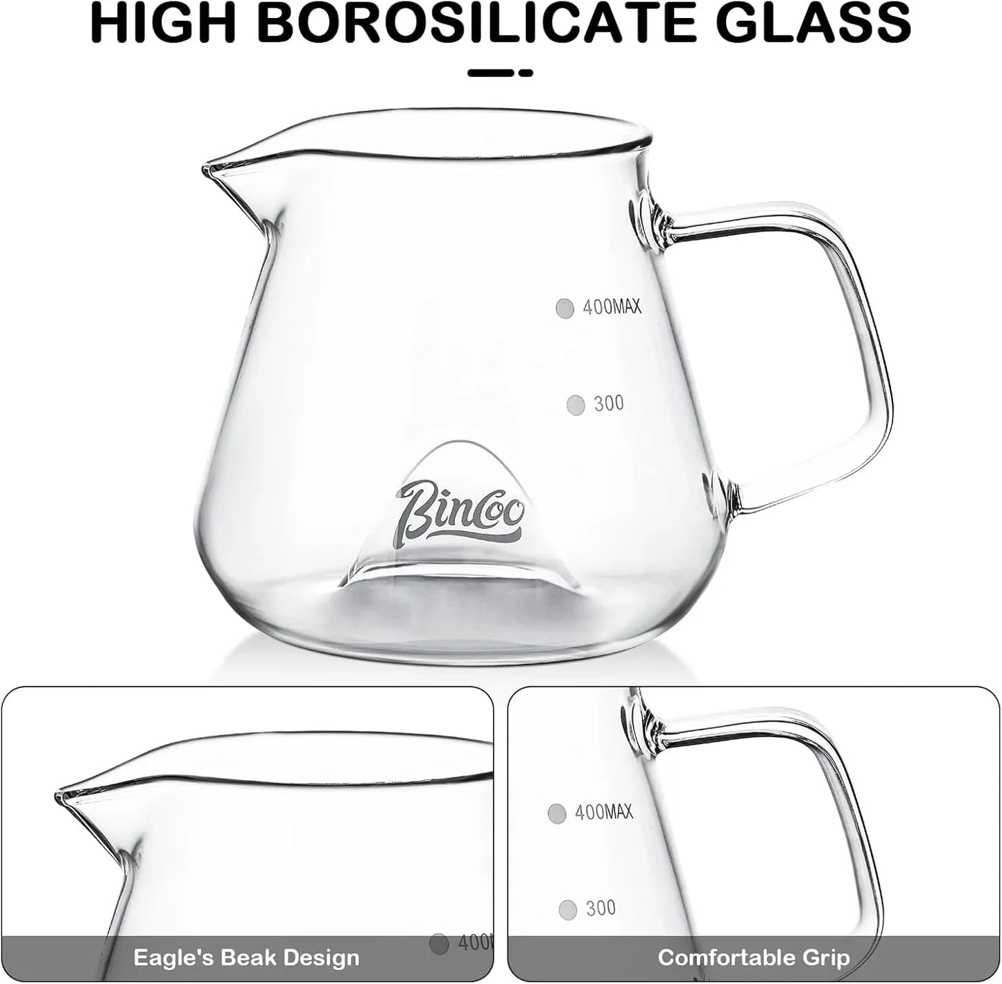 Bincoo Hill Glass Coffee Server