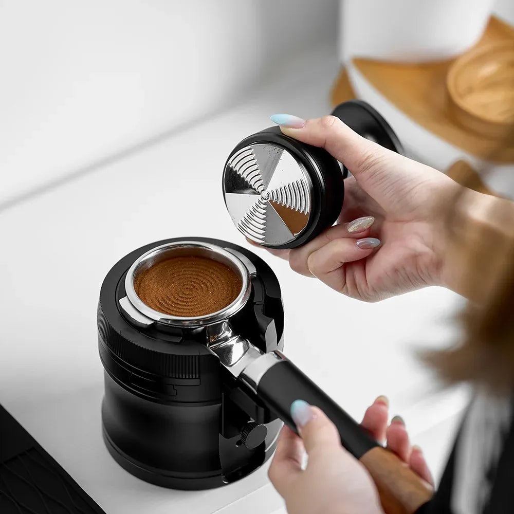 IKAPE All-in-One Coffee Distributor and Tamper Combo - UniPress