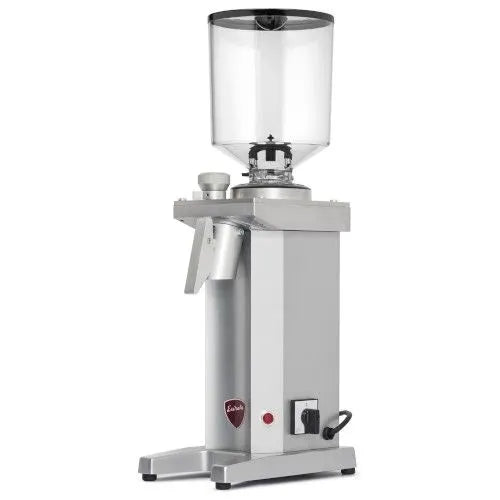 Eureka Drogheria MCD4 Shop Grinder 75mm product listing page showing white commercial grinder with large bean hopper and additional product images