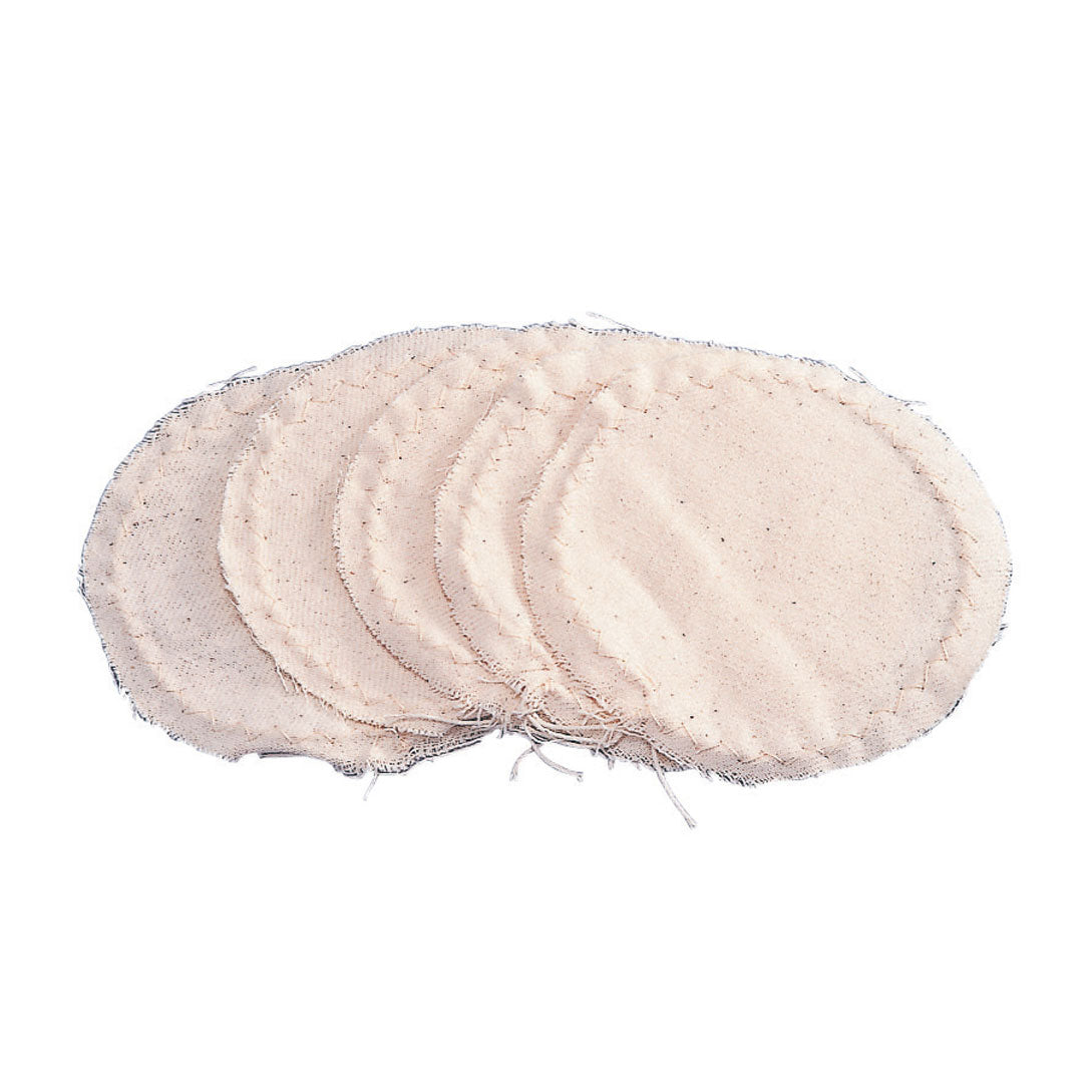 Set of five Hario syphon cloth filters made from pure felted cotton