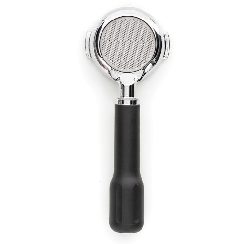 Lelit bottomless portafilter 58mm with precision filter basket and ergonomic handle