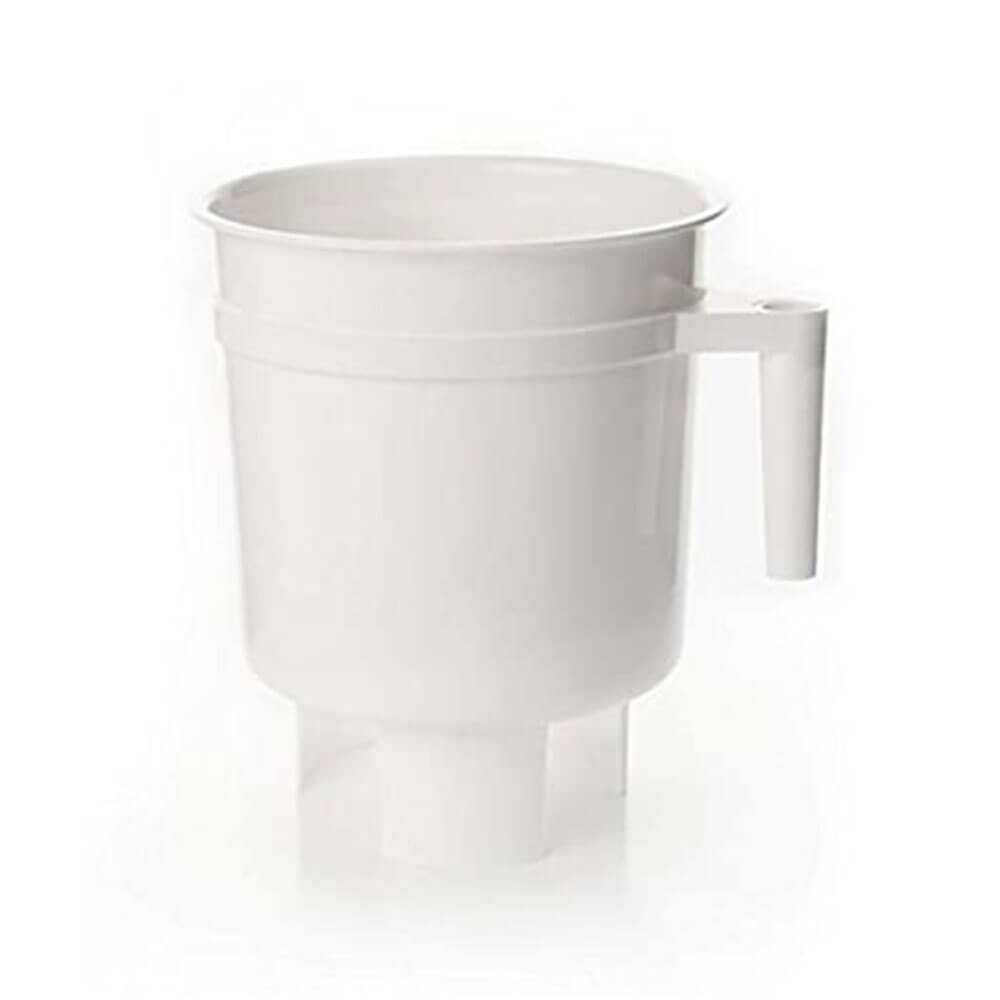 Toddy Brewing Container with Handle THMBCH in white BPA-free plastic with ergonomic side handle for easy lifting.