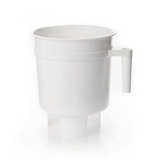 Toddy Brewing Container with Handle THMBCH in white BPA-free plastic with ergonomic side handle for easy lifting.