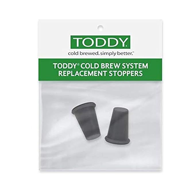 Toddy cold brew system replacement stoppers in retail packaging with hang tag
