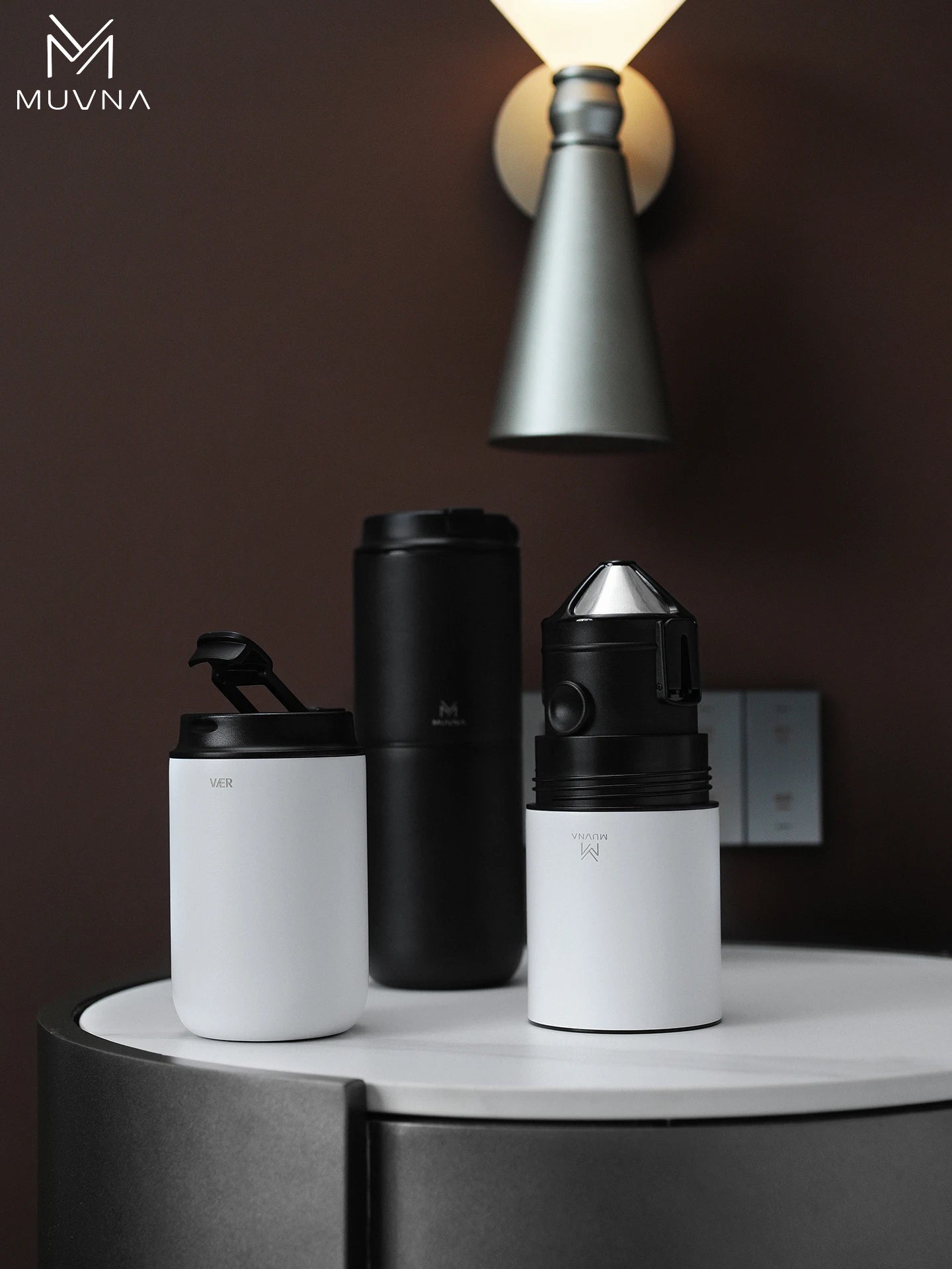Muvna 3 in 1 Portable Pour over Coffee Machine