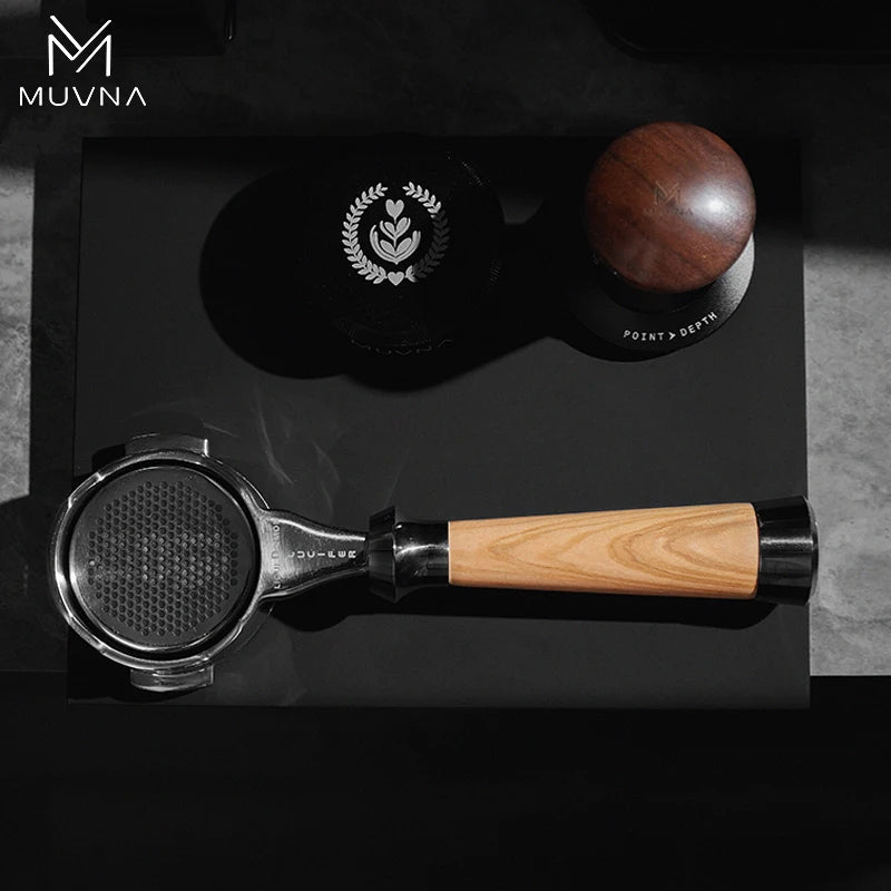 MUVNA Lucifer Series Bottomless Portafilter - 2 Ear 58mm