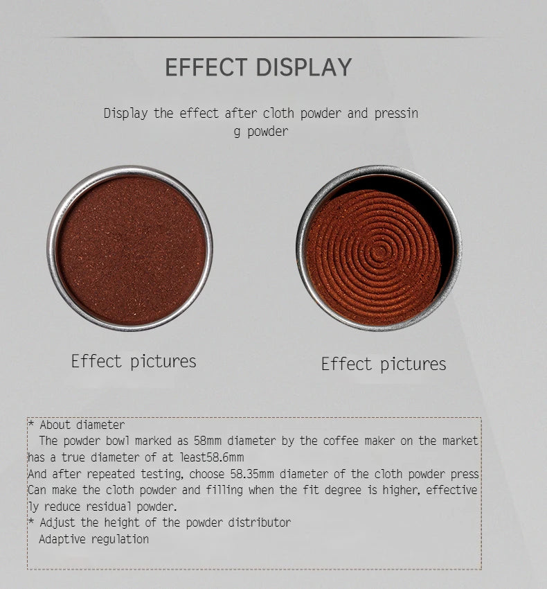 Muvna Slow Rebound Gravity Tamper 58mm