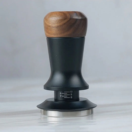 Espressa Walnut Wood Spring Tamper