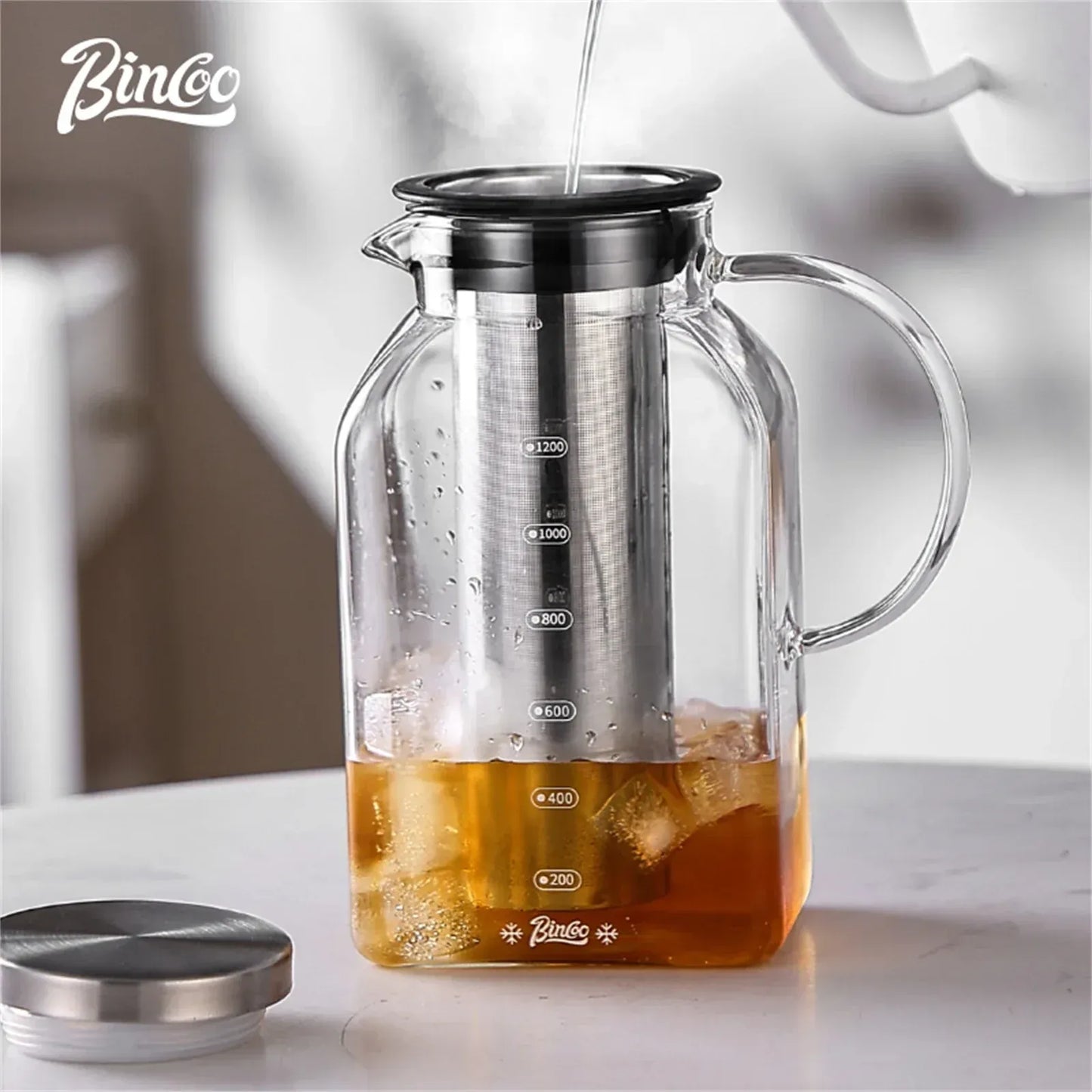 Bincoo 1200ML Glass Cold Brew Coffee Pot