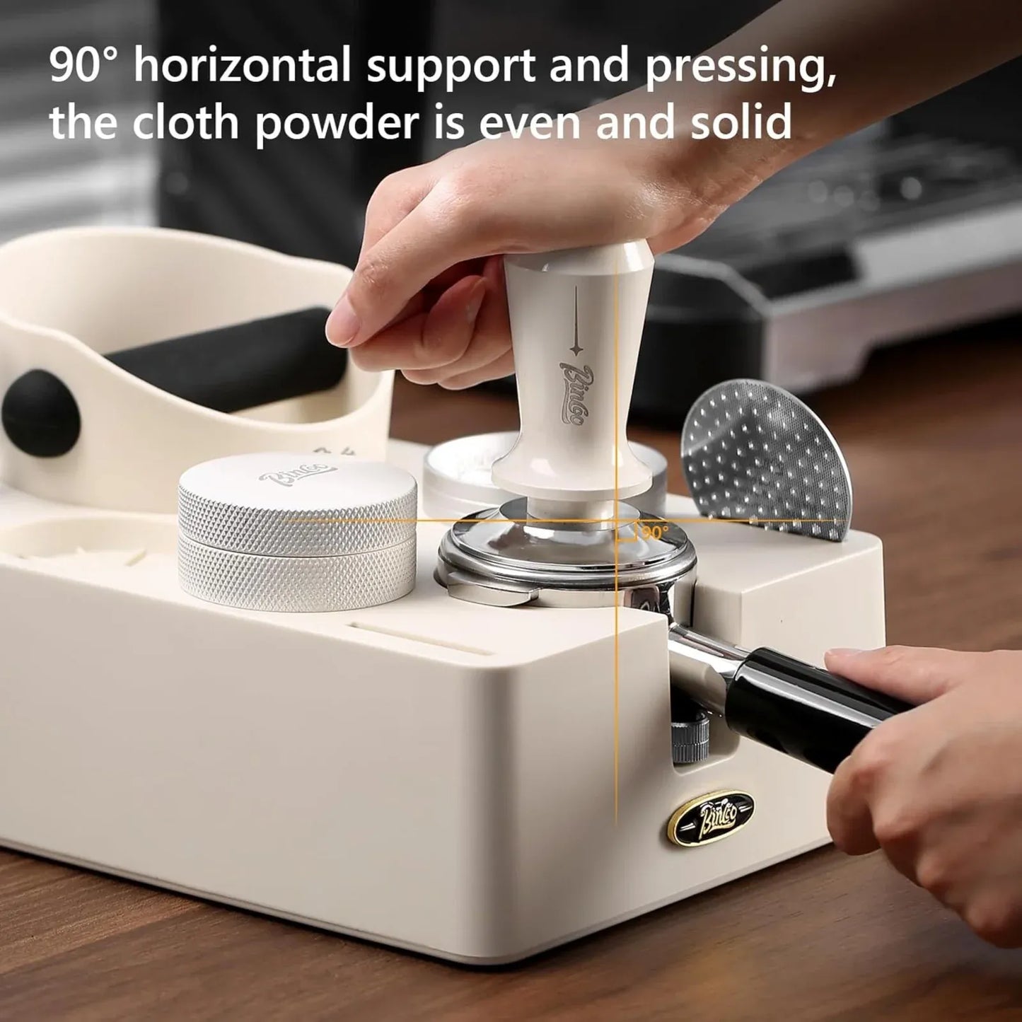 Bincoo 8 in 1 Espresso Coffee Tamper Station