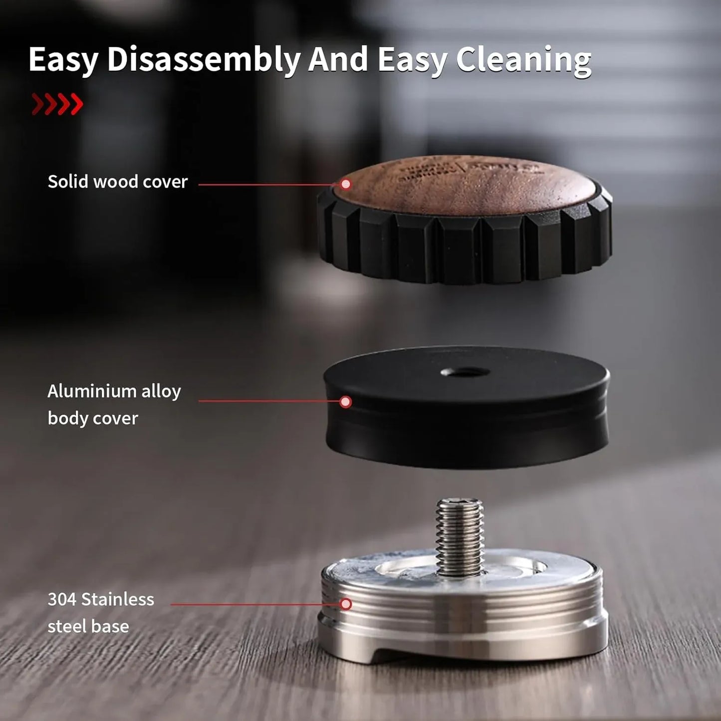 Bincoo Adjustable Height Espresso Distribution Tool