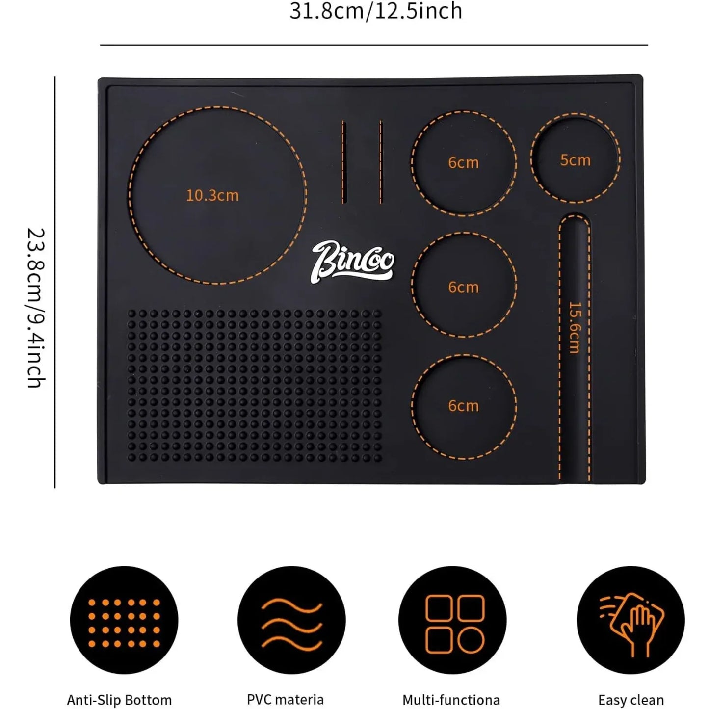 Bincoo All in One-Tamping Pad for Barista Tool