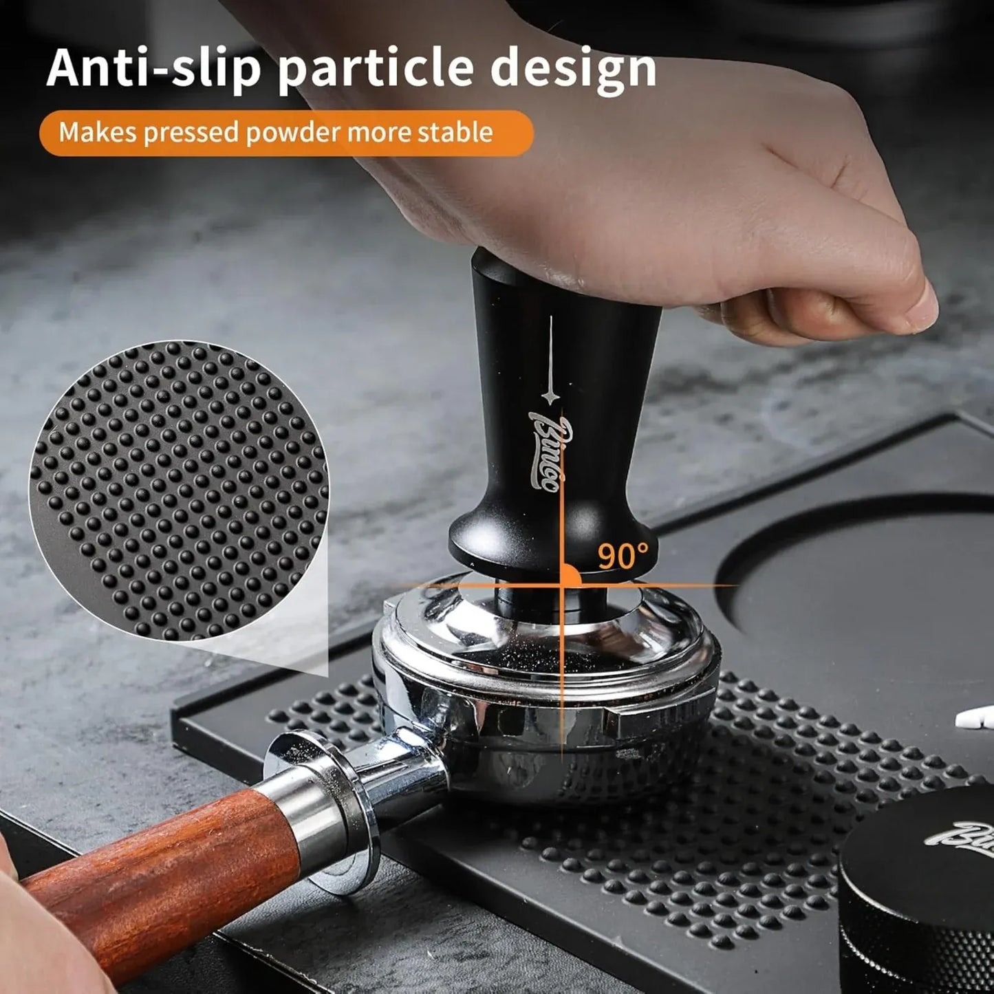 Bincoo All in One-Tamping Pad for Barista Tool