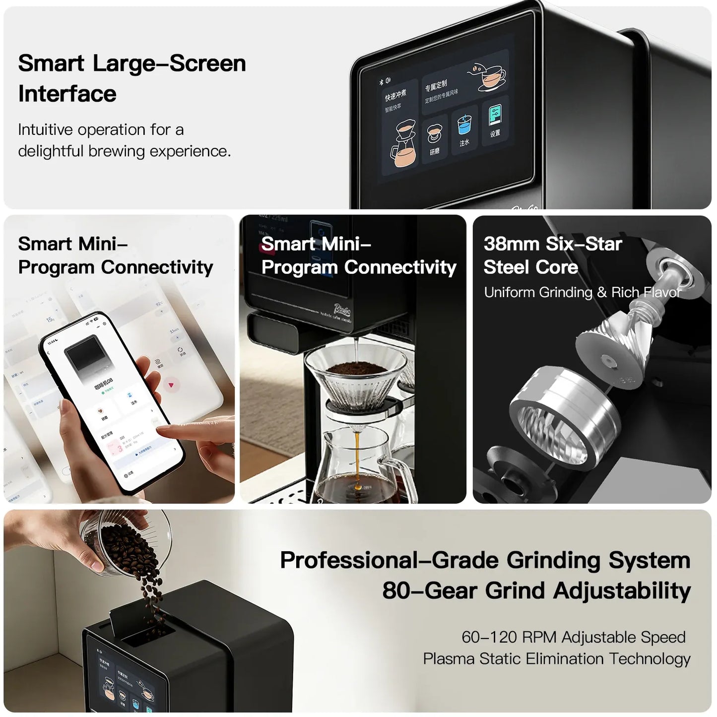 Bincoo Auto Pour Over + Grinder