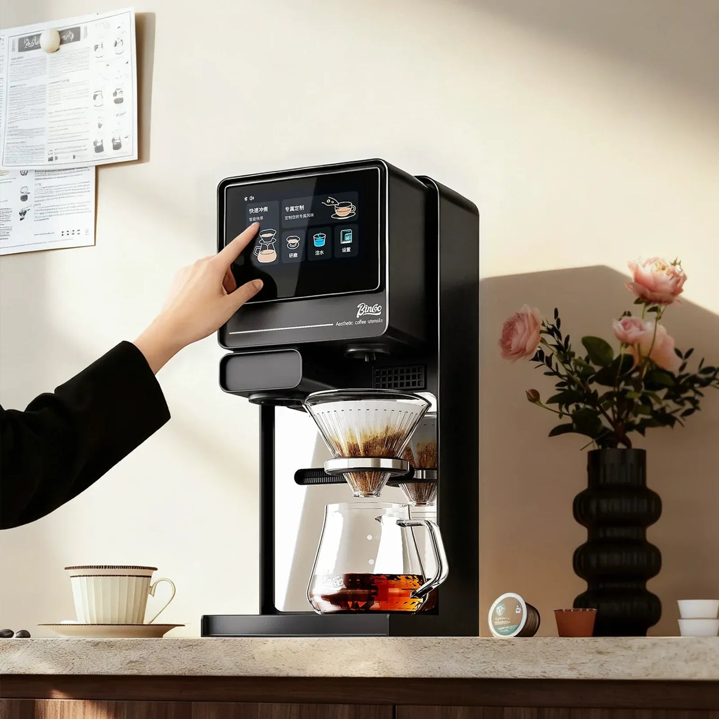 Bincoo Auto Pour Over + Grinder