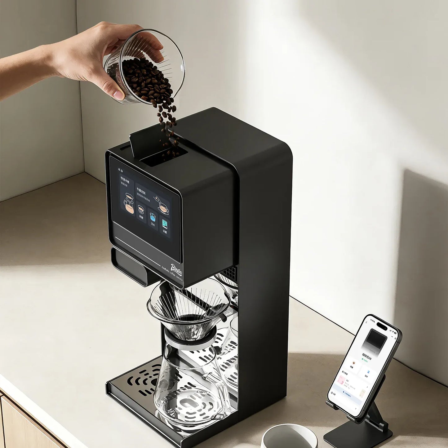Bincoo Auto Pour Over + Grinder