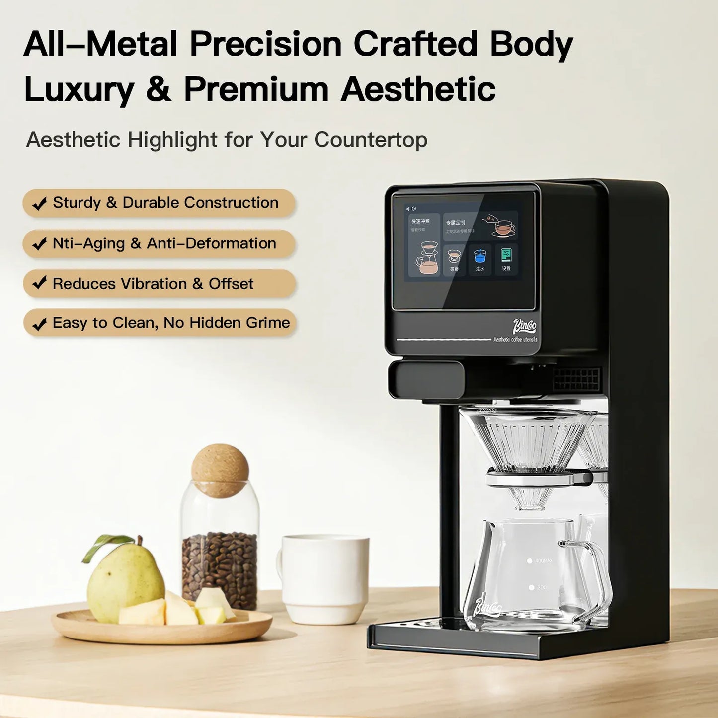 Bincoo Auto Pour Over + Grinder