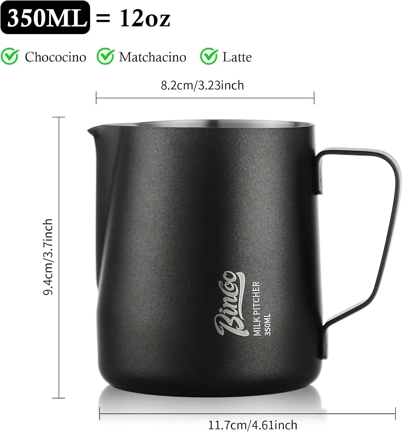 Bincoo Beginner Milk Steaming Jug V1