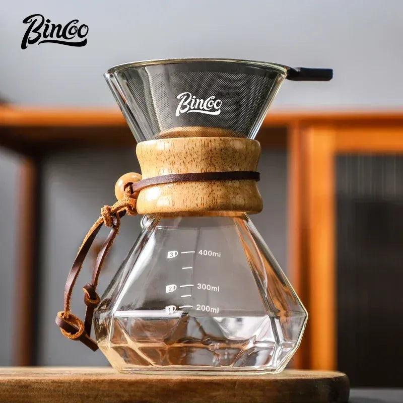 Bincoo Chemex Maker Set Borosilicate Glass