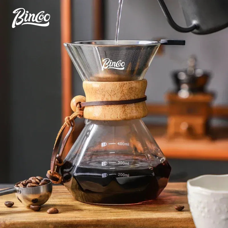 Bincoo Chemex Maker Set Borosilicate Glass