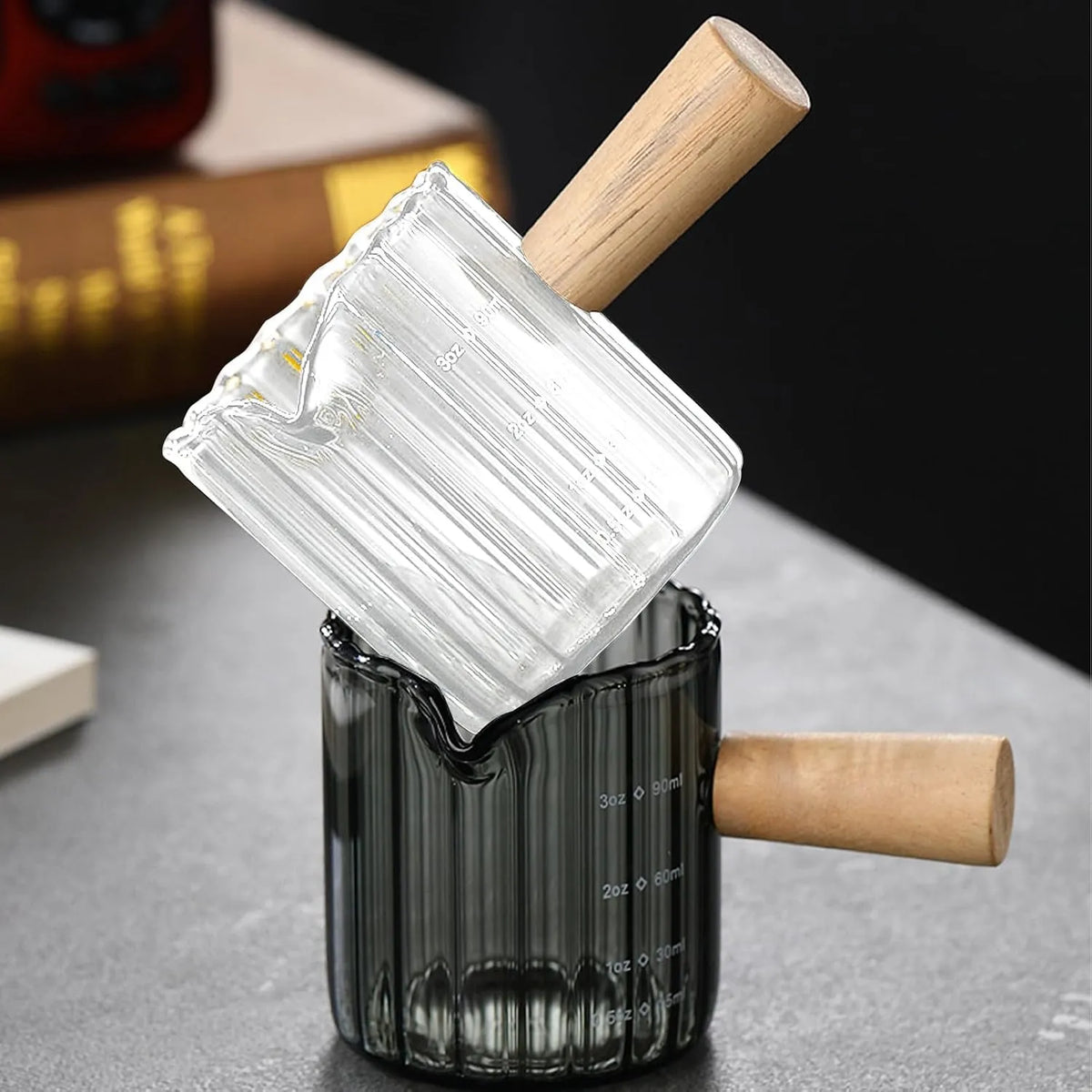 Bincoo Vertical Glass Measuring Cup