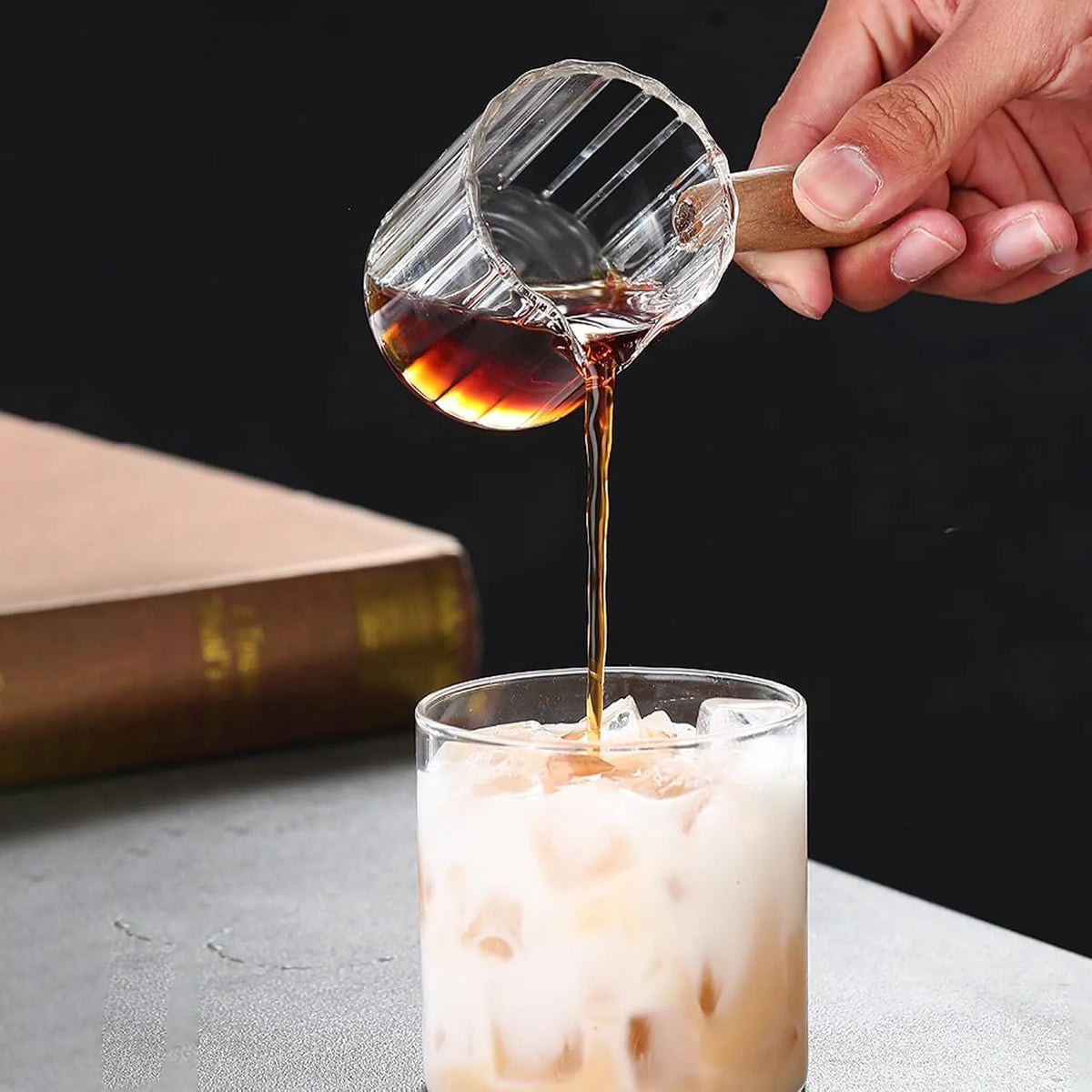 Bincoo Vertical Glass Measuring Cup
