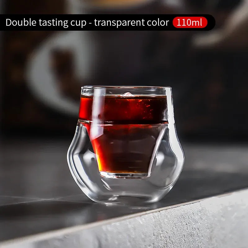 Bincoo Double Wall Glass Aroma Tasting Cup 110ml