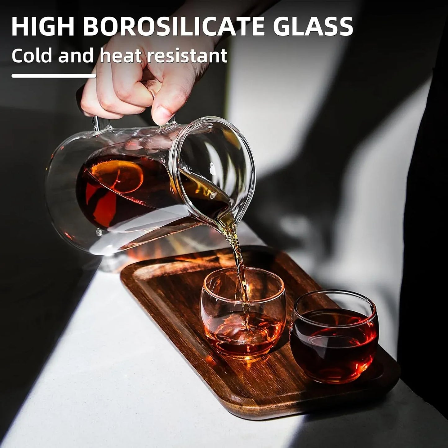 Bincoo Double Wall Glass Coffee Carafe