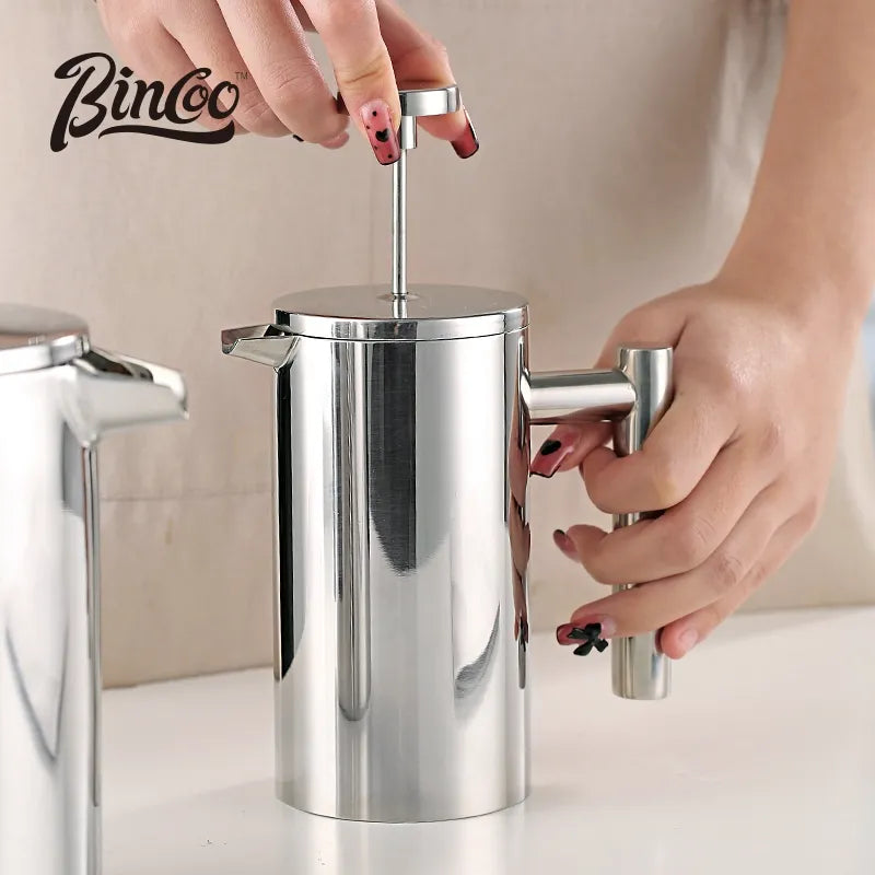 Bincoo Double Wall Stainless Steel French Press 1000ml