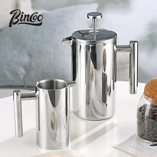 Bincoo Double Wall Stainless Steel French Press 1000ml