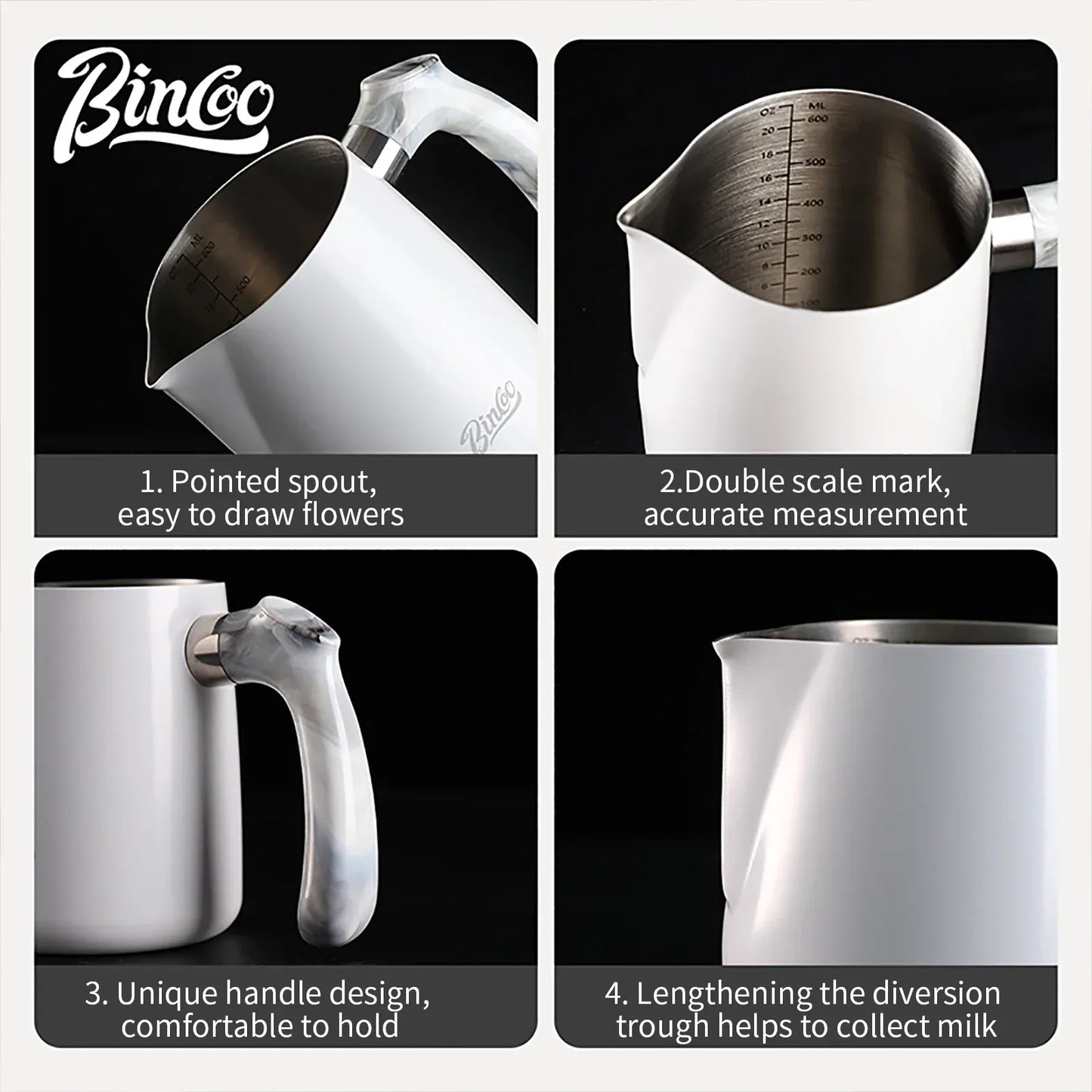 Bincoo Dragon Milk Frothing Jug