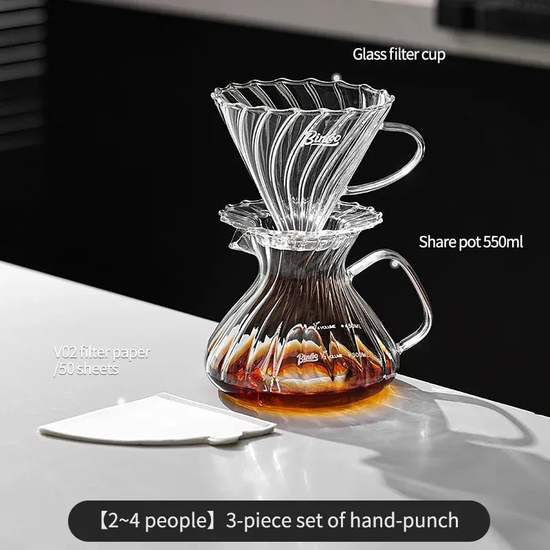 Bincoo Eagle Hill Glass Coffee Server Set