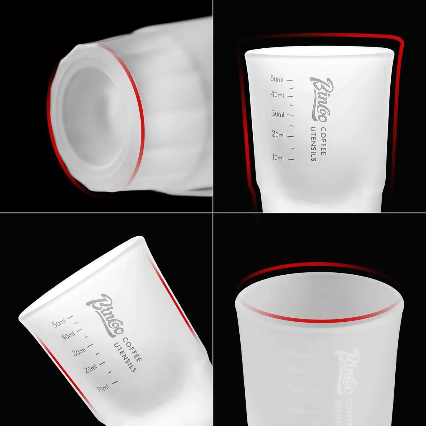 Bincoo Espresso Measuring Cup (Frosted)