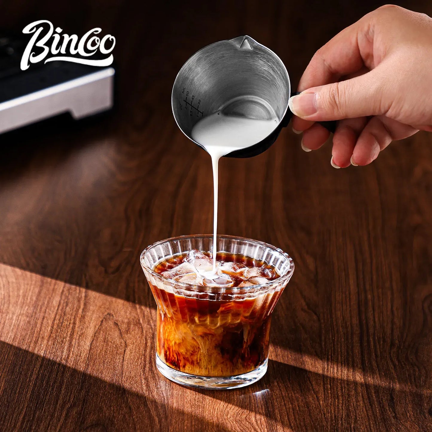 Bincoo Espresso Shot Glass with Silicone Sleeve 90ml
