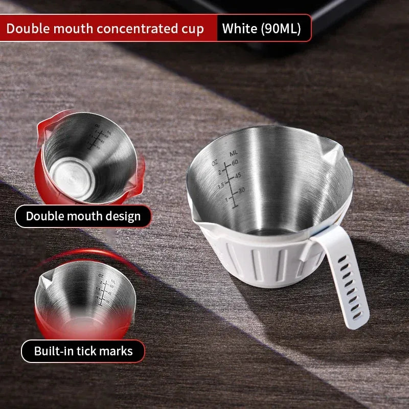 Bincoo Espresso Shot Glass with Silicone Sleeve 90ml