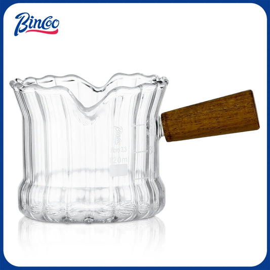 Bincoo Espresso Shot Glass with V-Shaped Mouth