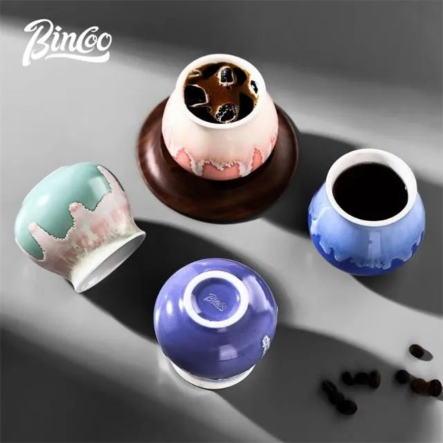 Bincoo Flow Glaze Ceramic Coffee Tasting Cup 175ml