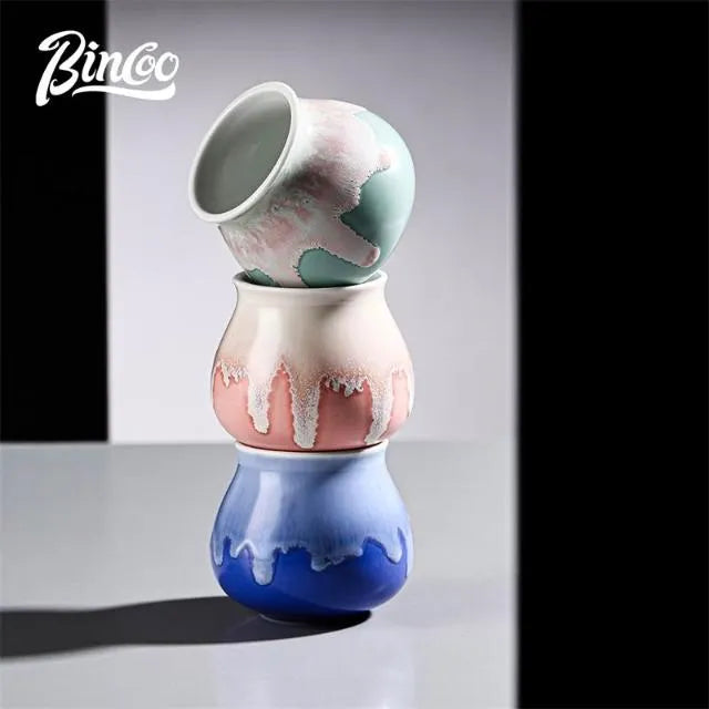 Bincoo Flow Glaze Ceramic Coffee Tasting Cup 175ml