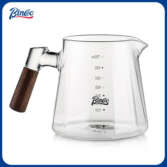 Bincoo 800ml Glass Coffee Carafe with Handle