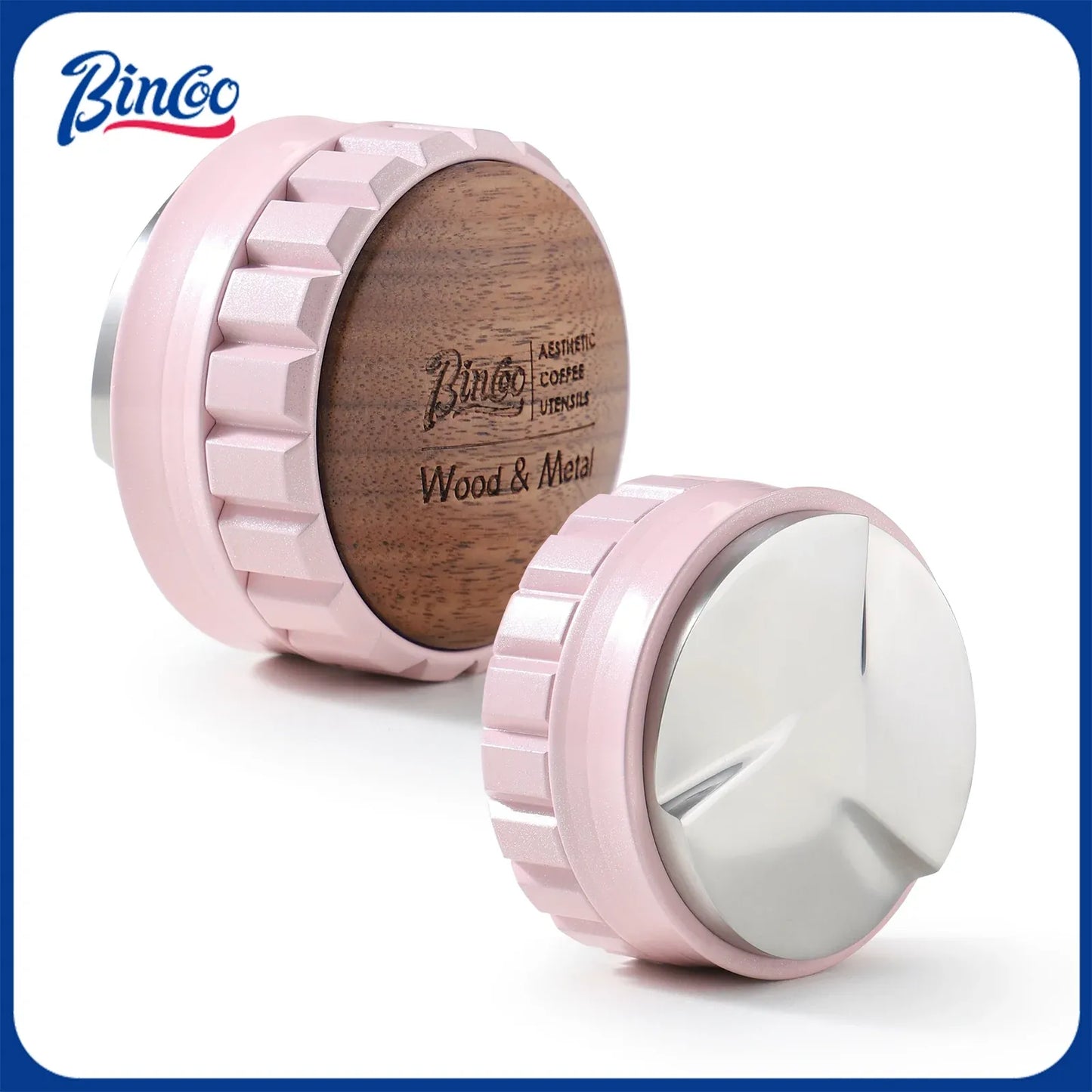 Bincoo Heavy Duty Coffee Levelling Tool with Wood Lid