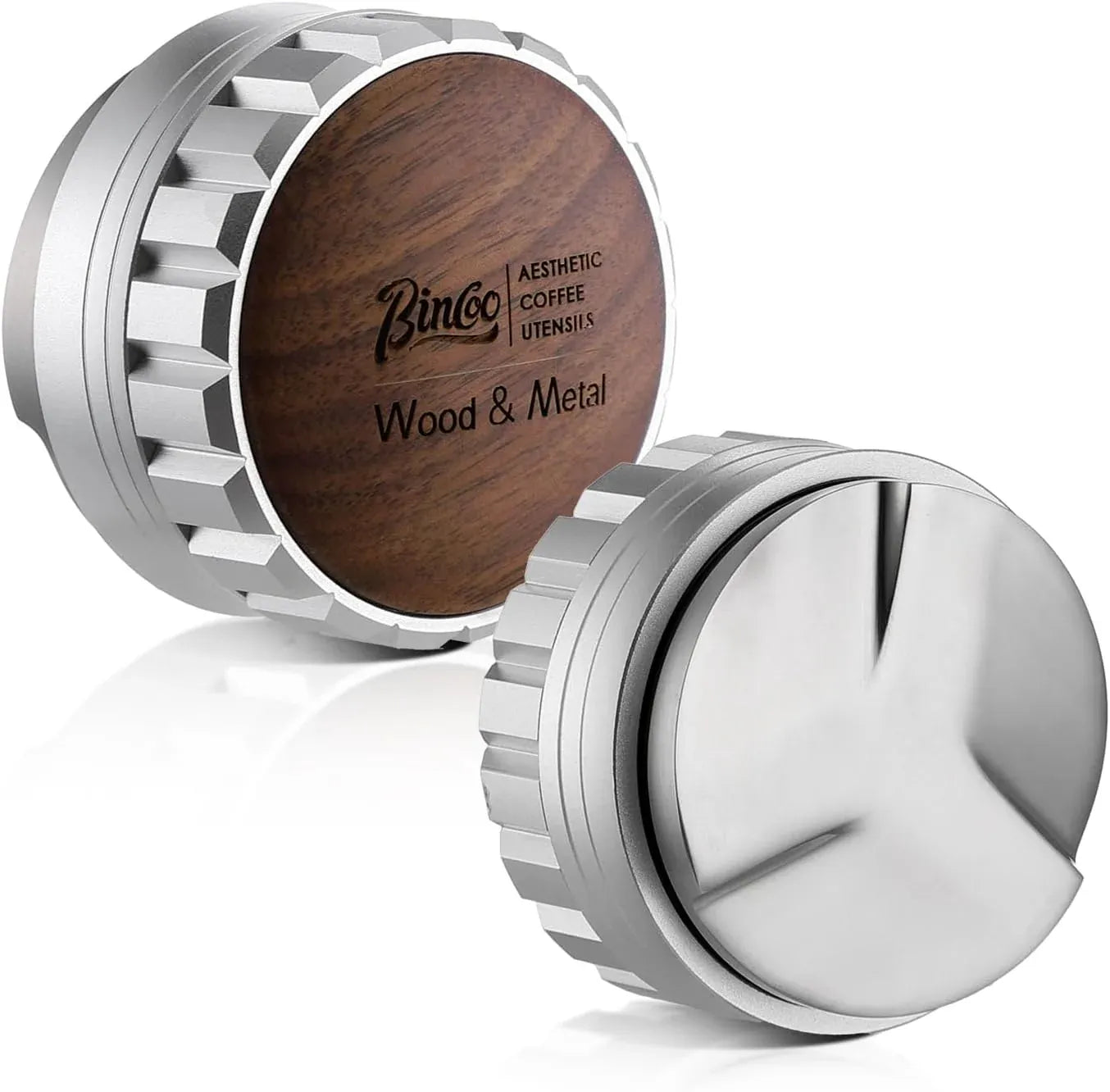 Bincoo Heavy Duty Coffee Levelling Tool with Wood Lid