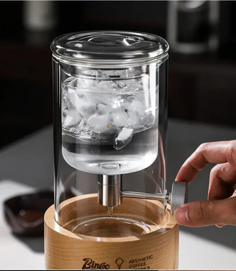 Bincoo Large Capacity Cold Brew Coffee Pot Double Walled Glass