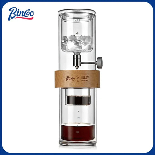 Bincoo Large Capacity Cold Brew Coffee Pot Double Walled Glass