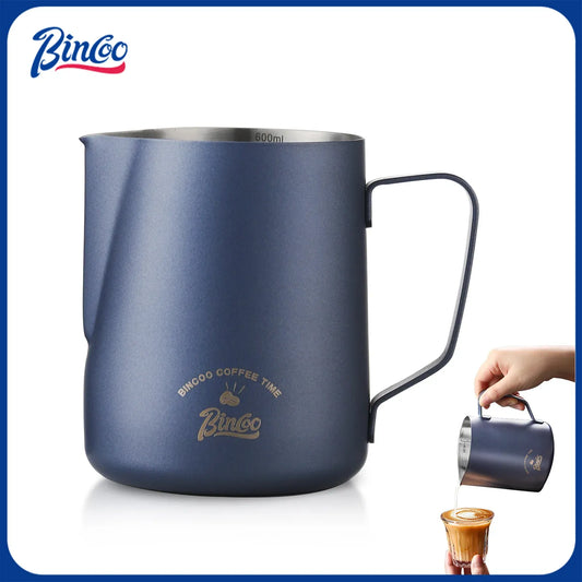 Bincoo Blue Milk Pitcher with Scales