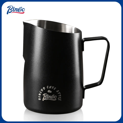 Bincoo Milk Frothing Pitcher with Sharp Spout & Angled Rim 520ml