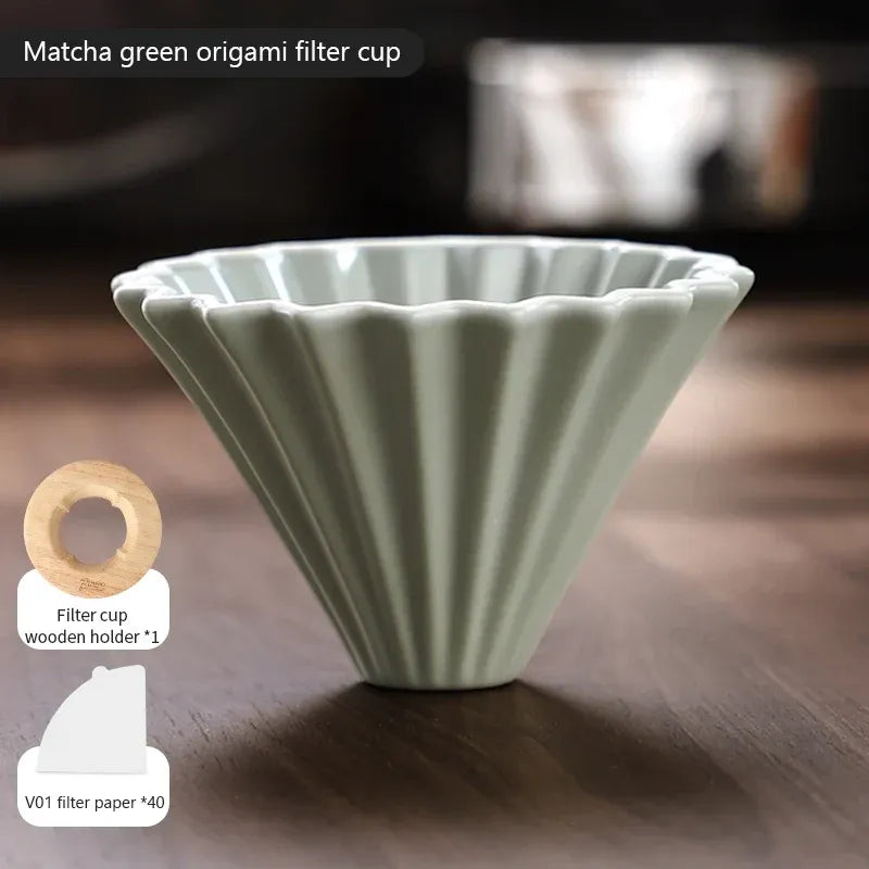 Bincoo Origami Ceramic Coffee Dripper