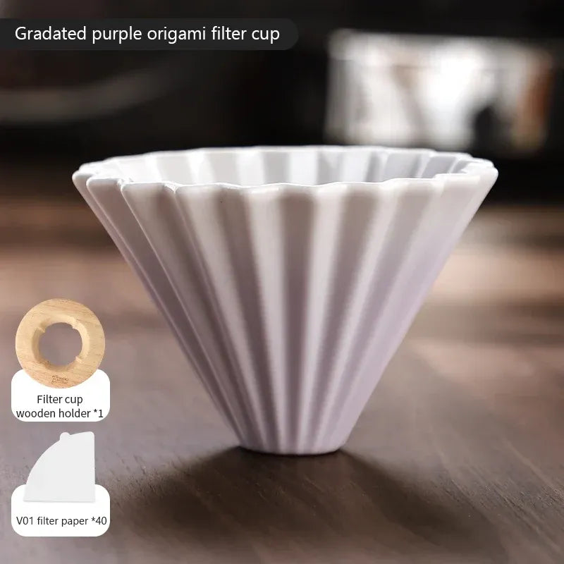 Bincoo Origami Ceramic Coffee Dripper