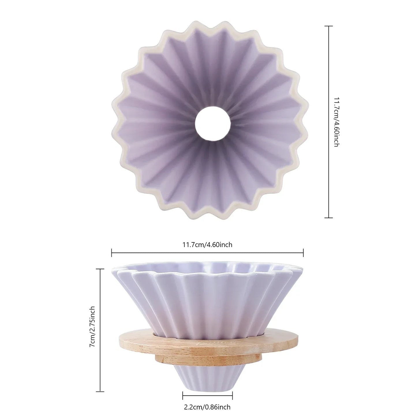 Bincoo Origami Ceramic Coffee Dripper